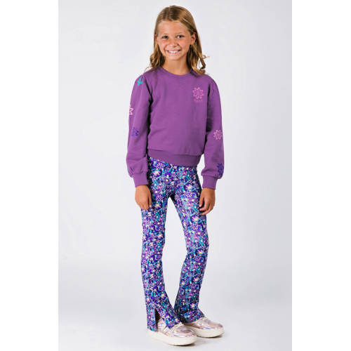 B.Nosy flared broek lila afbeelding