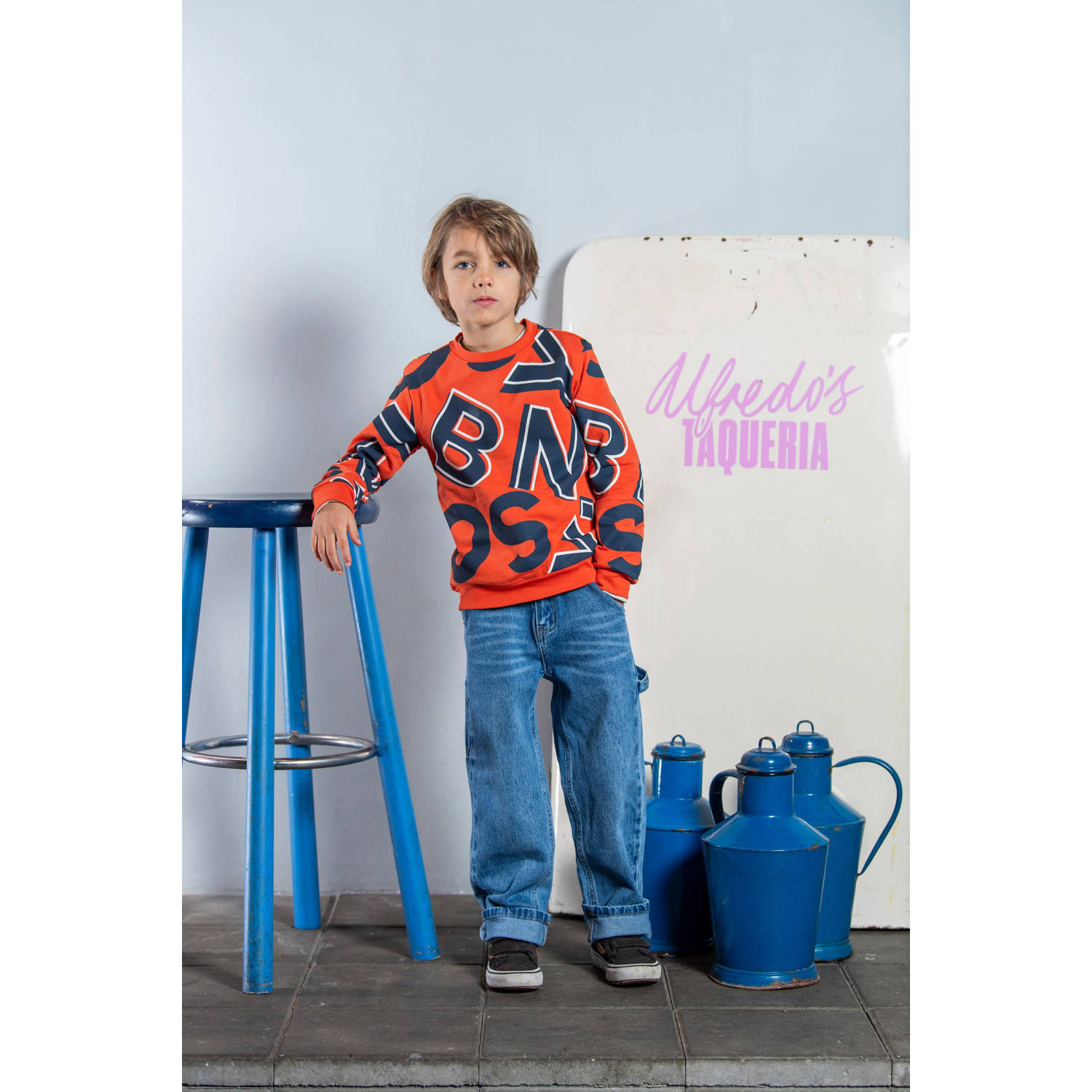 B.Nosy sweater oranje
