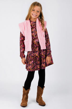 midi jurk paars