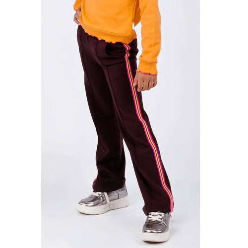 B.Nosy straight casual broek donkerrood afbeelding