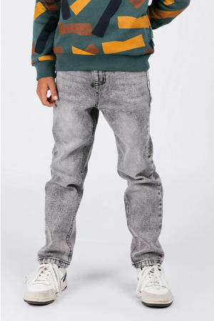 straight leg jeans grey denim