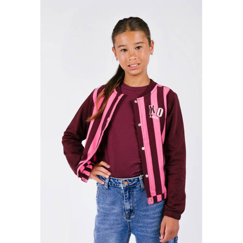 B.Nosy gestreepte sweatvest rood afbeelding