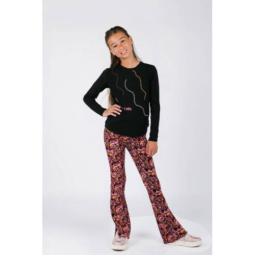B.Nosy flared legging paars afbeelding
