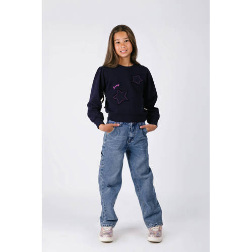 B.Nosy straight leg jeans medium blue denim afbeelding