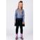 B.Nosy gebloemde midi jurk met glitter paars