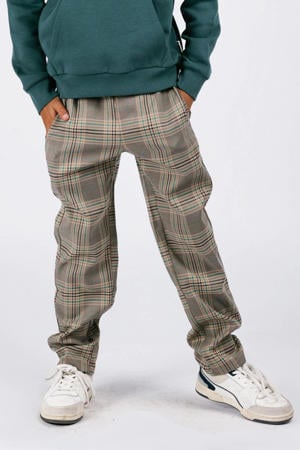 straight casual broek groen