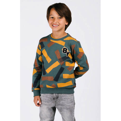 B.Nosy sweater groen/multicolor afbeelding