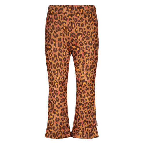 B.Nosy flared legging met panterprint bruin afbeelding