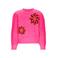 B.Nosy gebloemde sweater roze gebreid