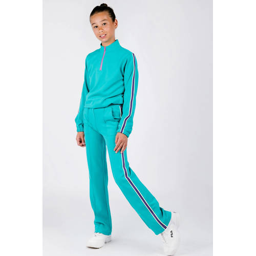 B.Nosy straight casual broek turquoise afbeelding