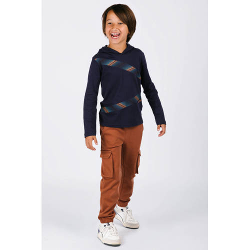 B.Nosy tapered cargo broek bruin afbeelding