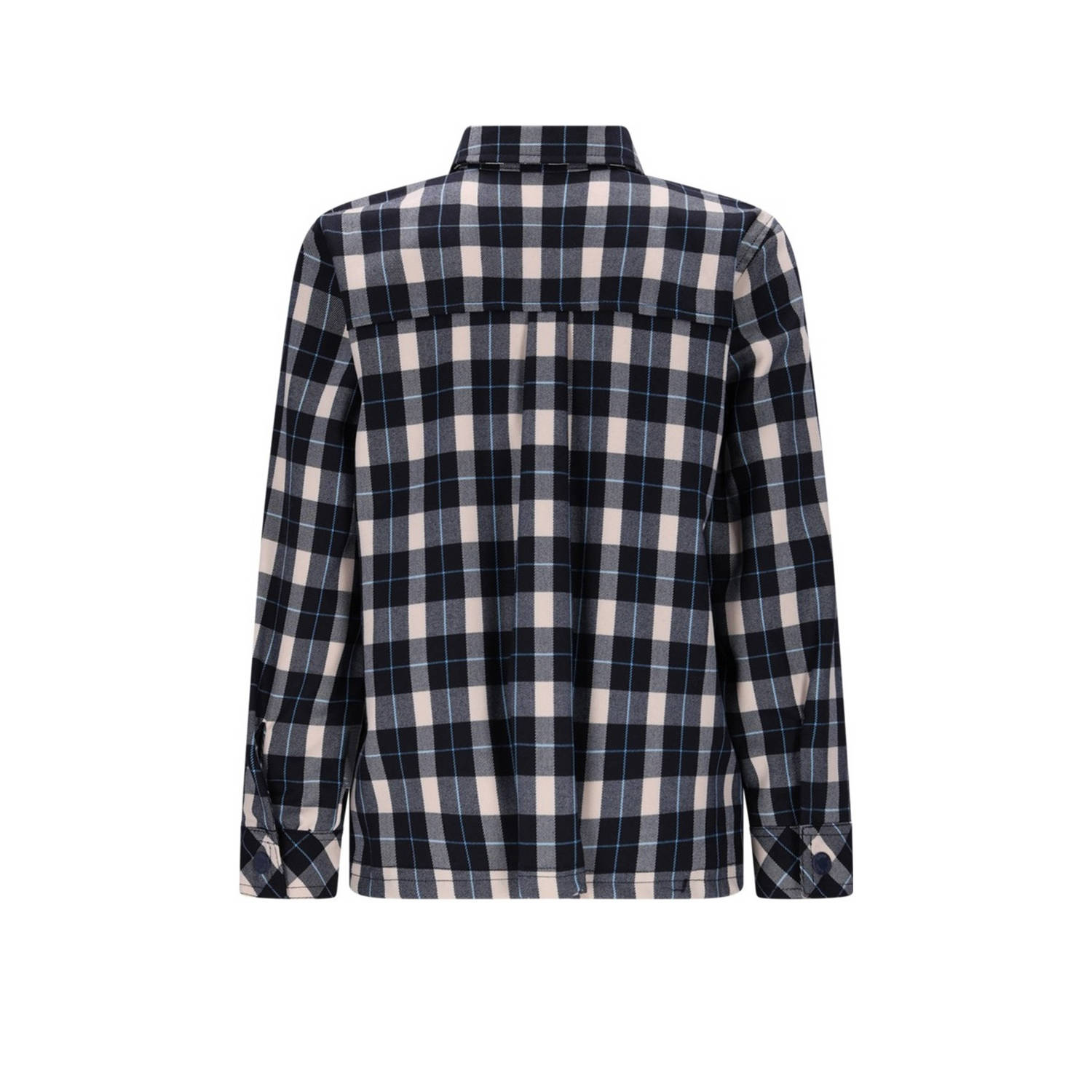 B.Nosy geruit overshirt blauw