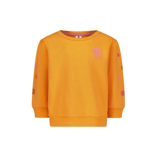 B.Nosy gebloemde sweater oranje afbeelding