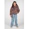 B.Nosy reversible imitatiebont jas roze