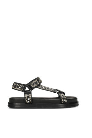 Mag  suède sandalen zwart