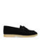 Poelman suède loafers zwart