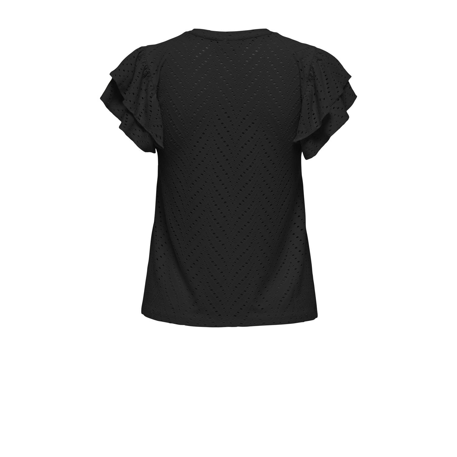 JDY top zwart ajour