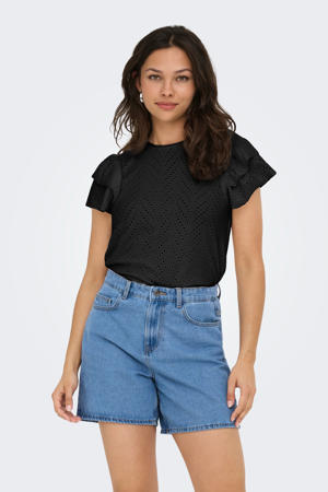 top zwart ajour