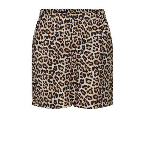 JDY a-lijn regular waist casual short bruin afbeelding