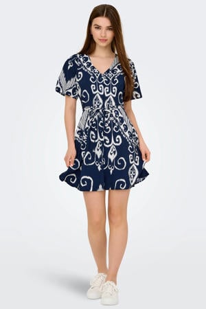 blousejurk blauw