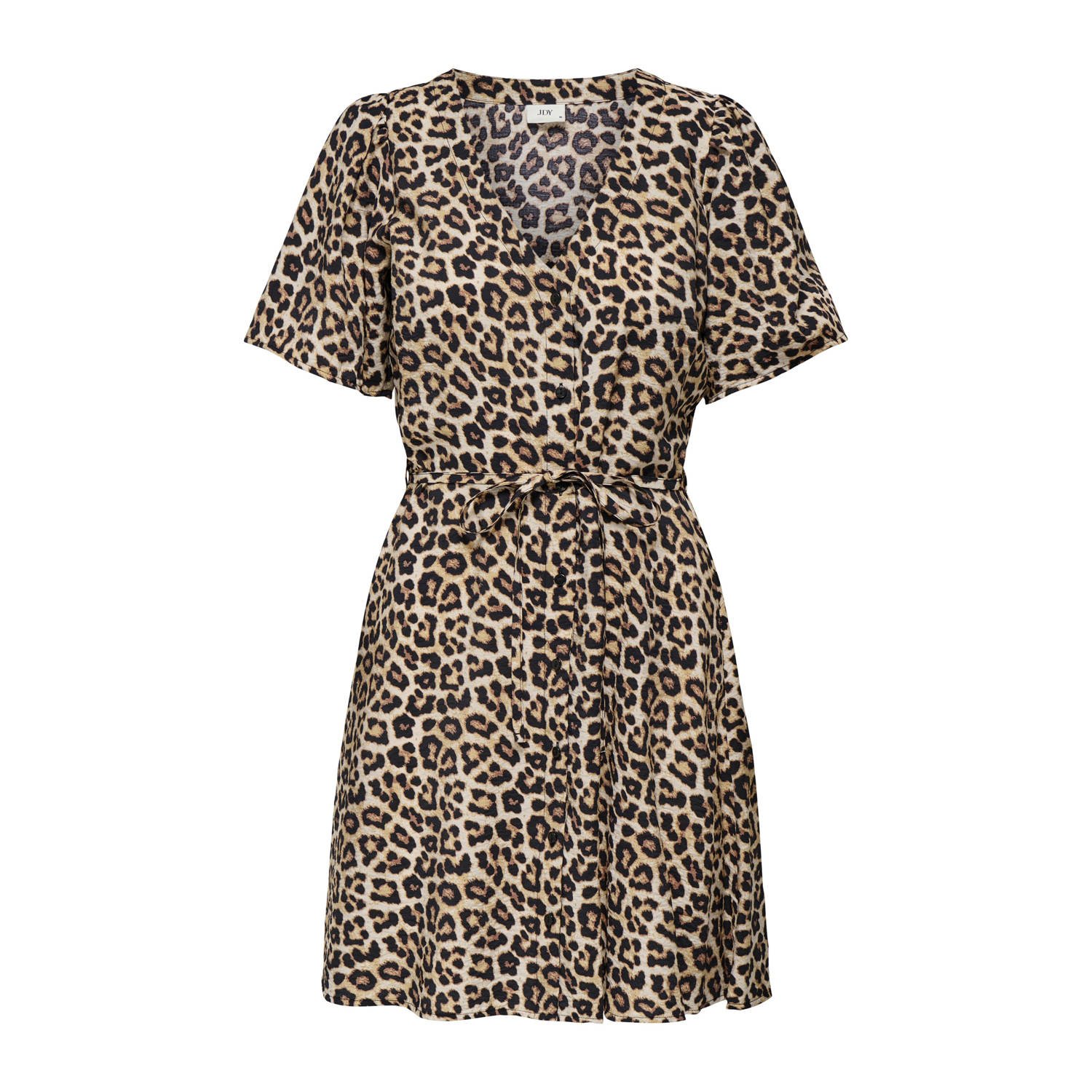 JDY panterprint blousejurk bruin