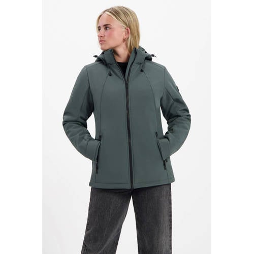 Kjelvik softshell jas Karlijn groen afbeelding