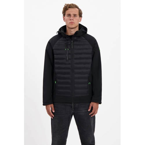 Kjelvik softshell jas Ezra zwart afbeelding