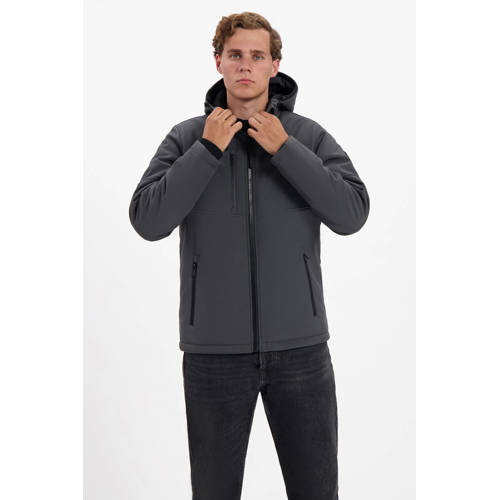 Kjelvik softshell jas Naut antraciet afbeelding