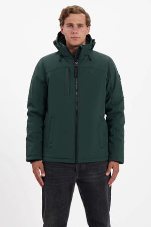 softshell jas Thom groen
