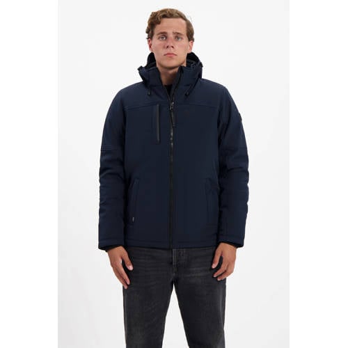 Kjelvik softshell jas Thom donkerblauw afbeelding