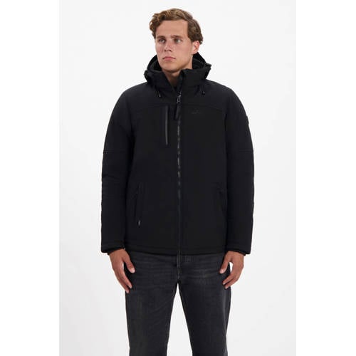 Kjelvik softshell jas Thom zwart afbeelding