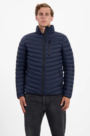 gewatteerde jas Elias donkerblauw
