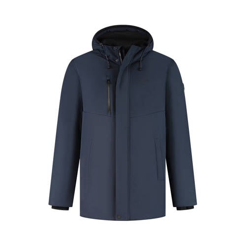 Kjelvik softshell jas Baris donkerblauw afbeelding