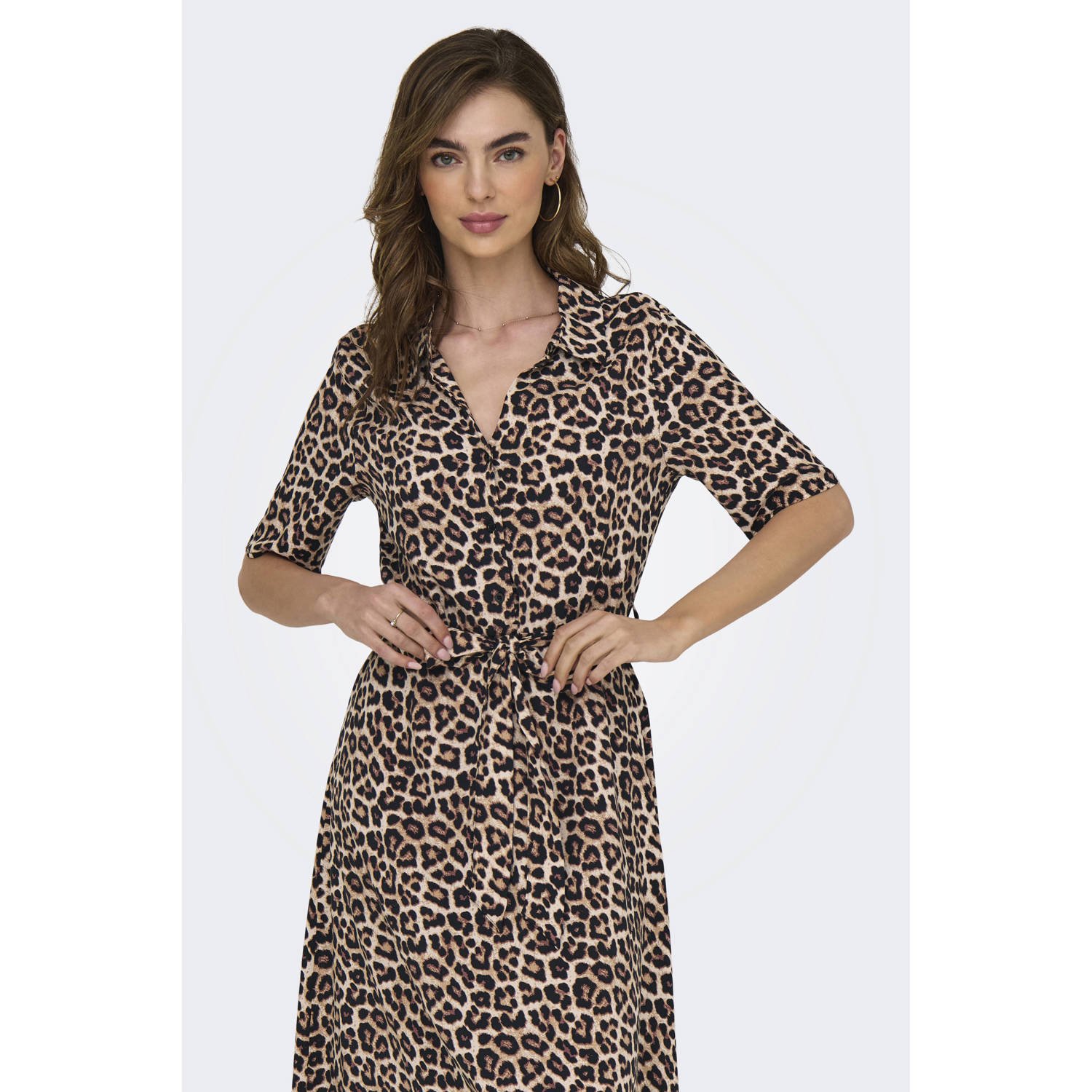 JDY maxi jurk bruin