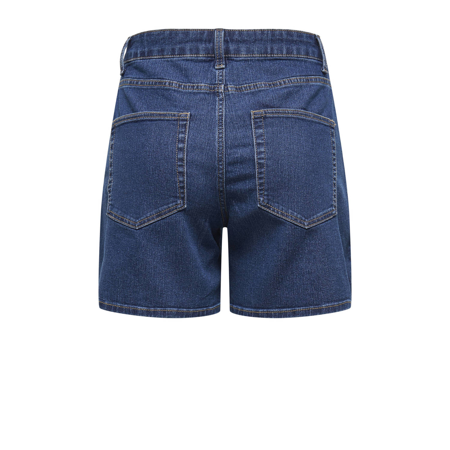JDY denim slim regular waist short dark blue denim