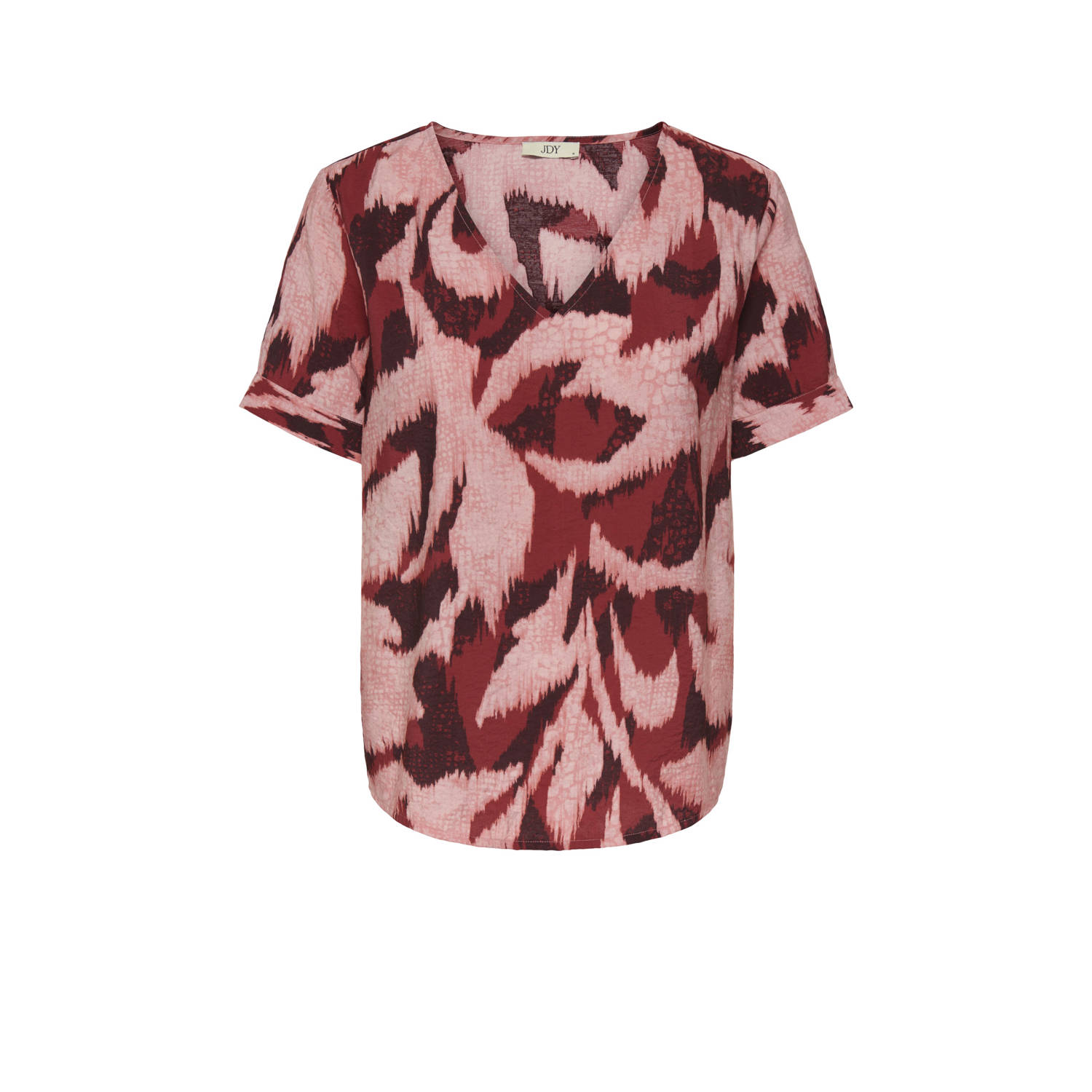 JDY top donkerrood
