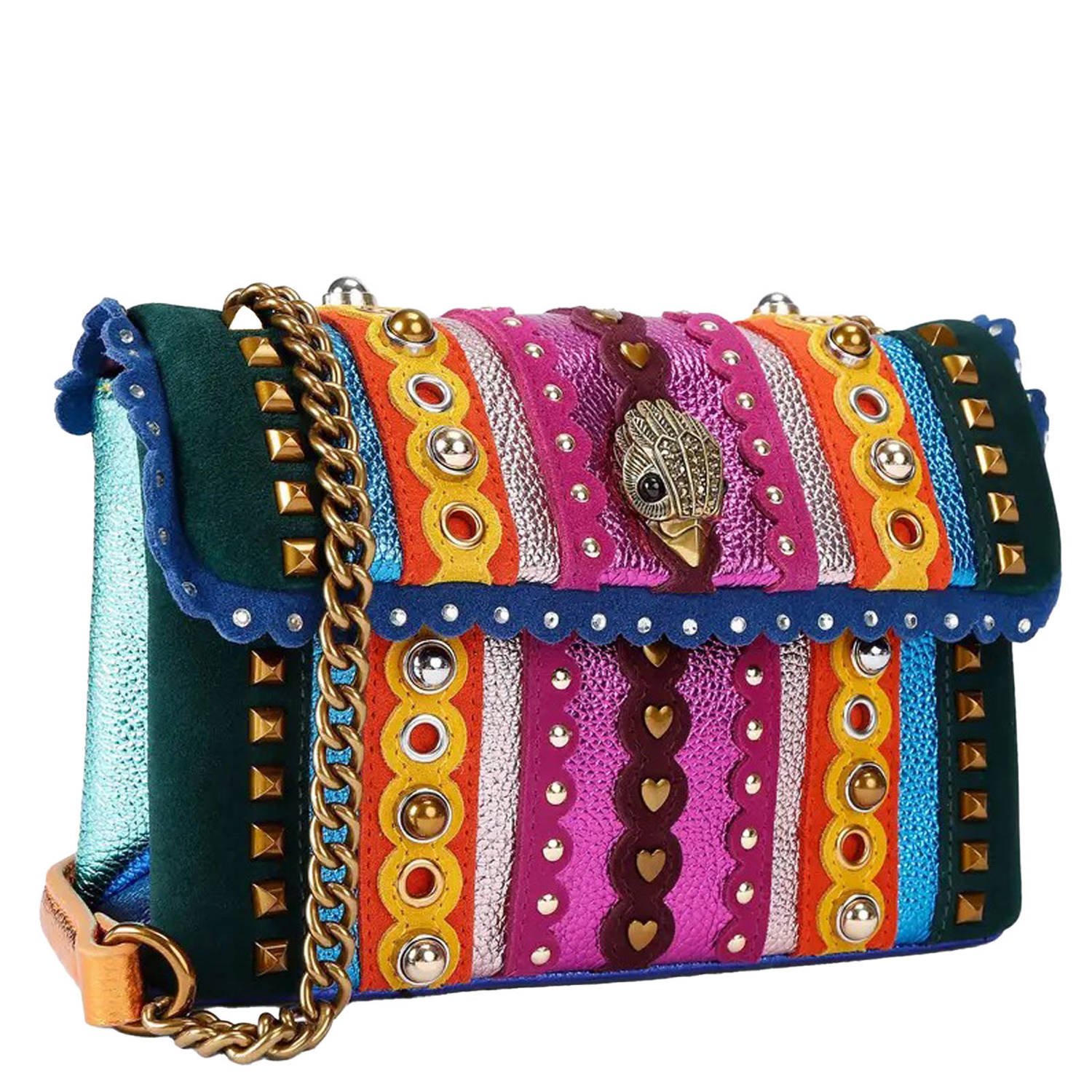 Kurt Geiger leren crossbody tas Kensington multi