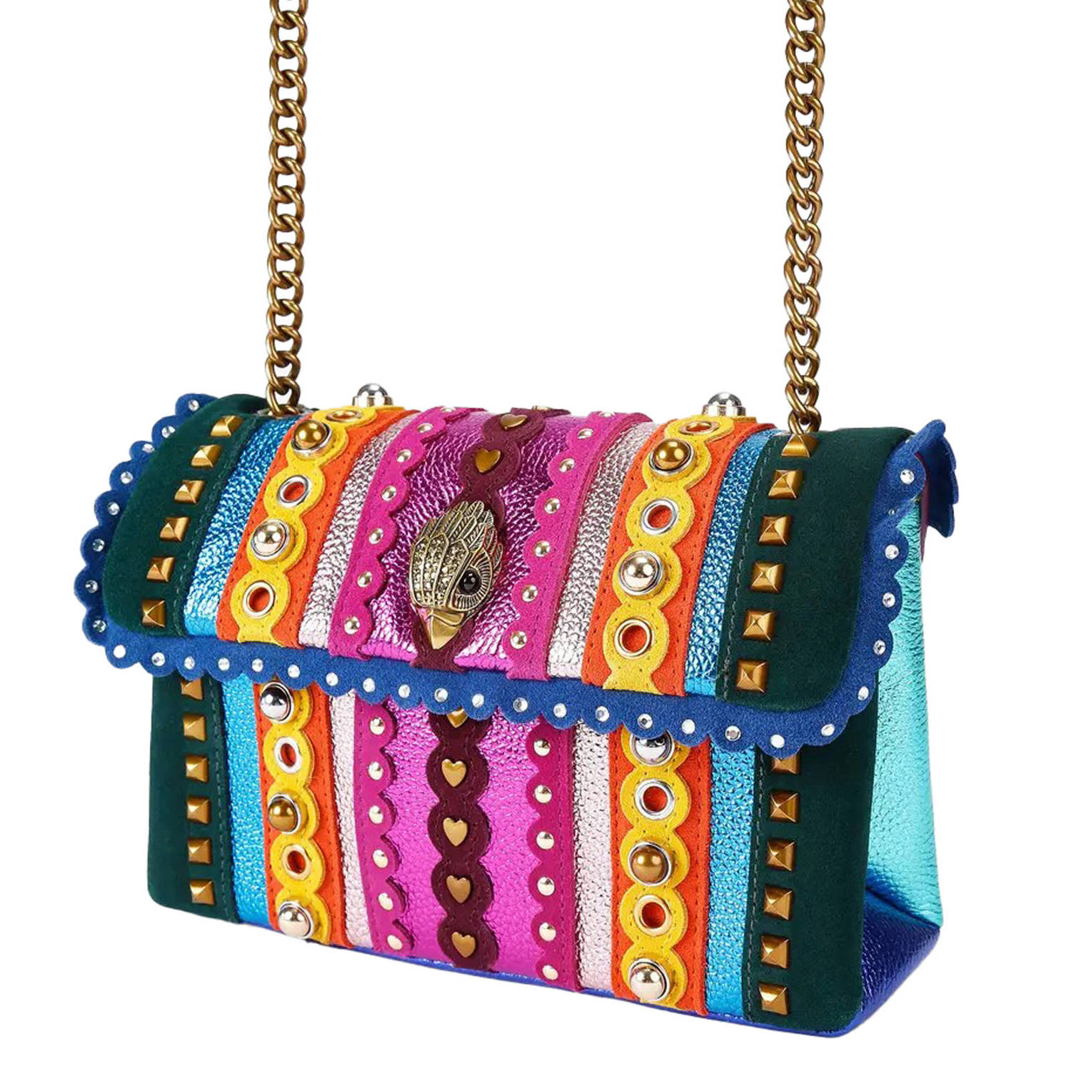 Kurt Geiger leren crossbody tas Kensington multi
