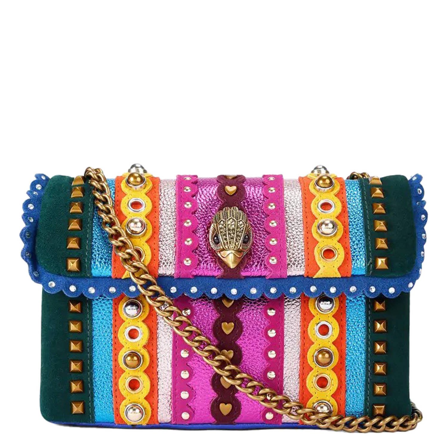 Kurt Geiger leren crossbody tas Kensington multi