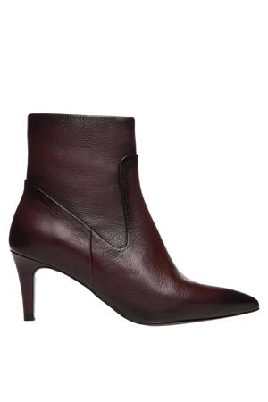 As You Feel It leren enkellaarzen bordeaux