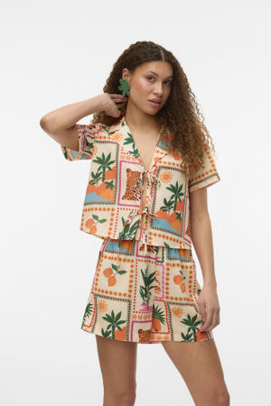 blouse oranje