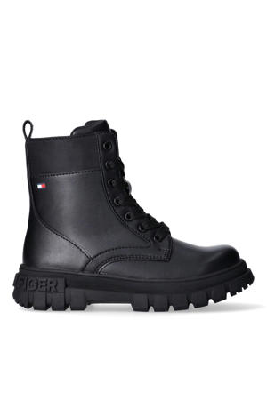 chunky veterboots zwart