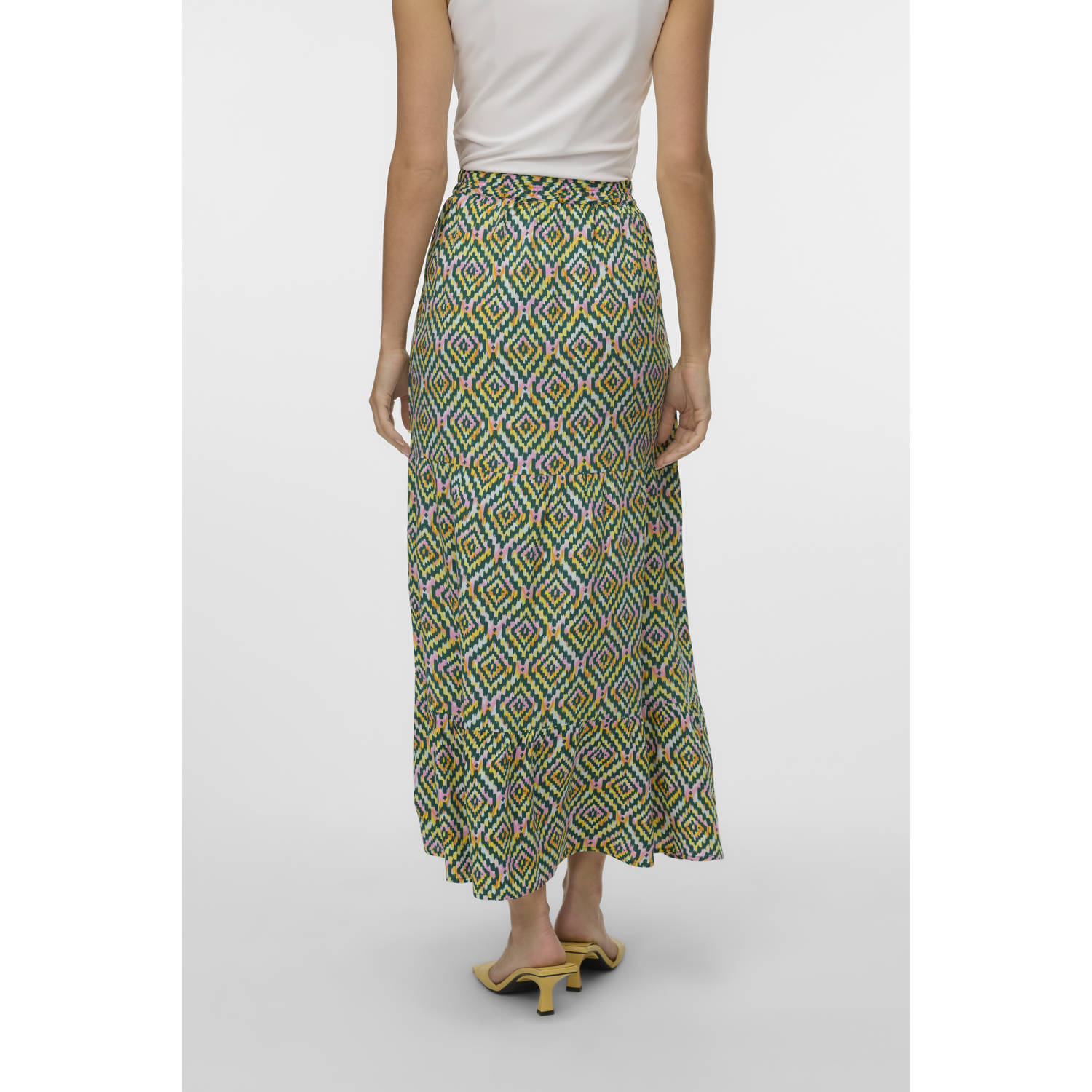 VERO MODA midi rok groen
