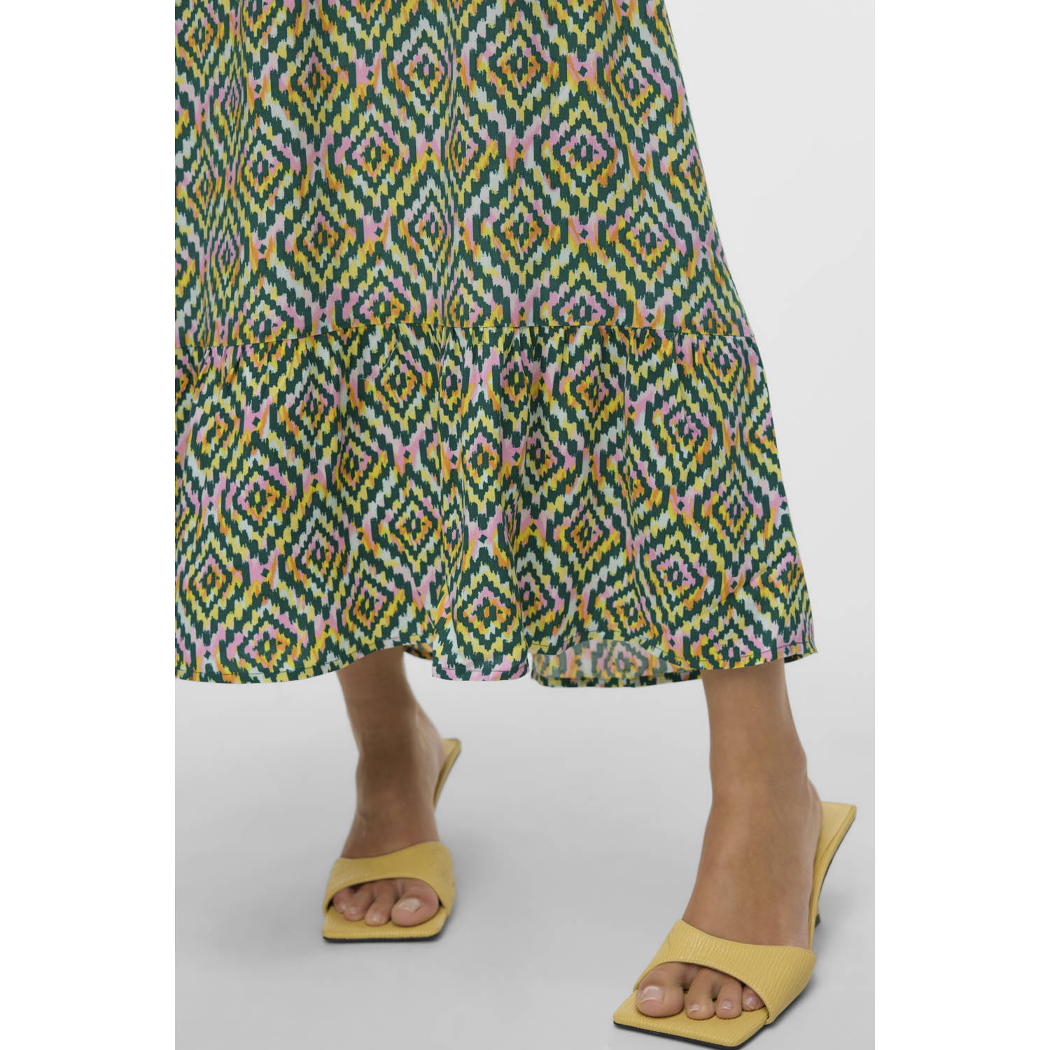 VERO MODA midi rok groen