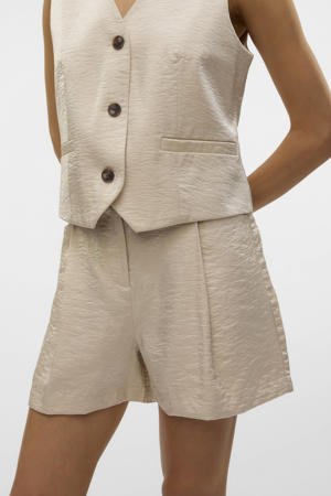regular waist casual short ecru