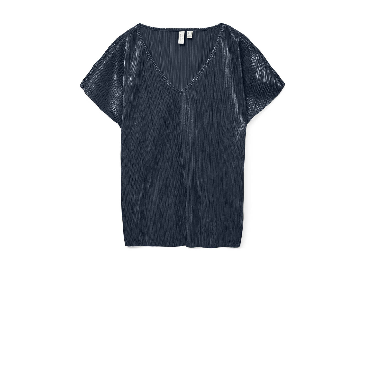 VERO MODA top donkerblauw met lurex