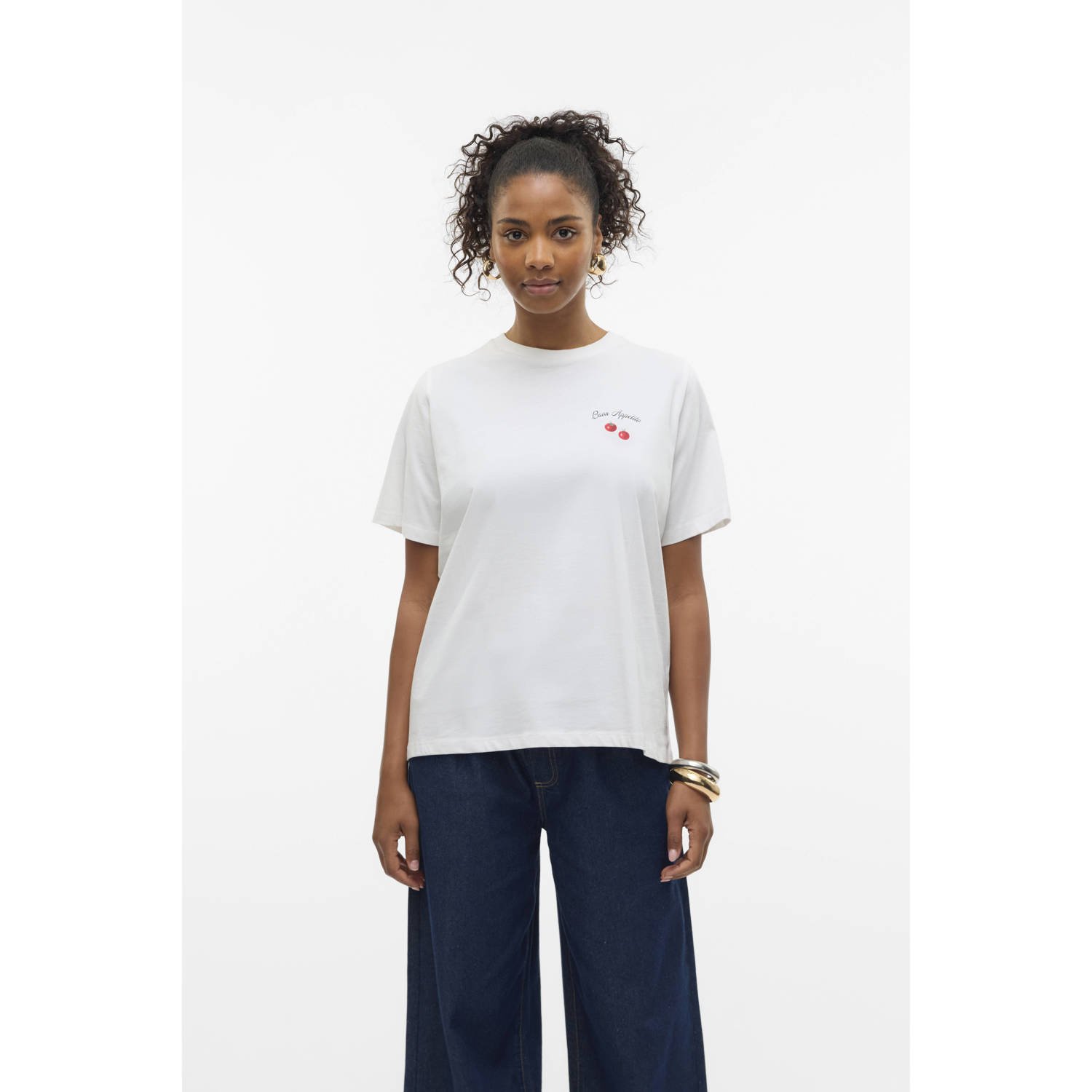 VERO MODA T-shirt ecru