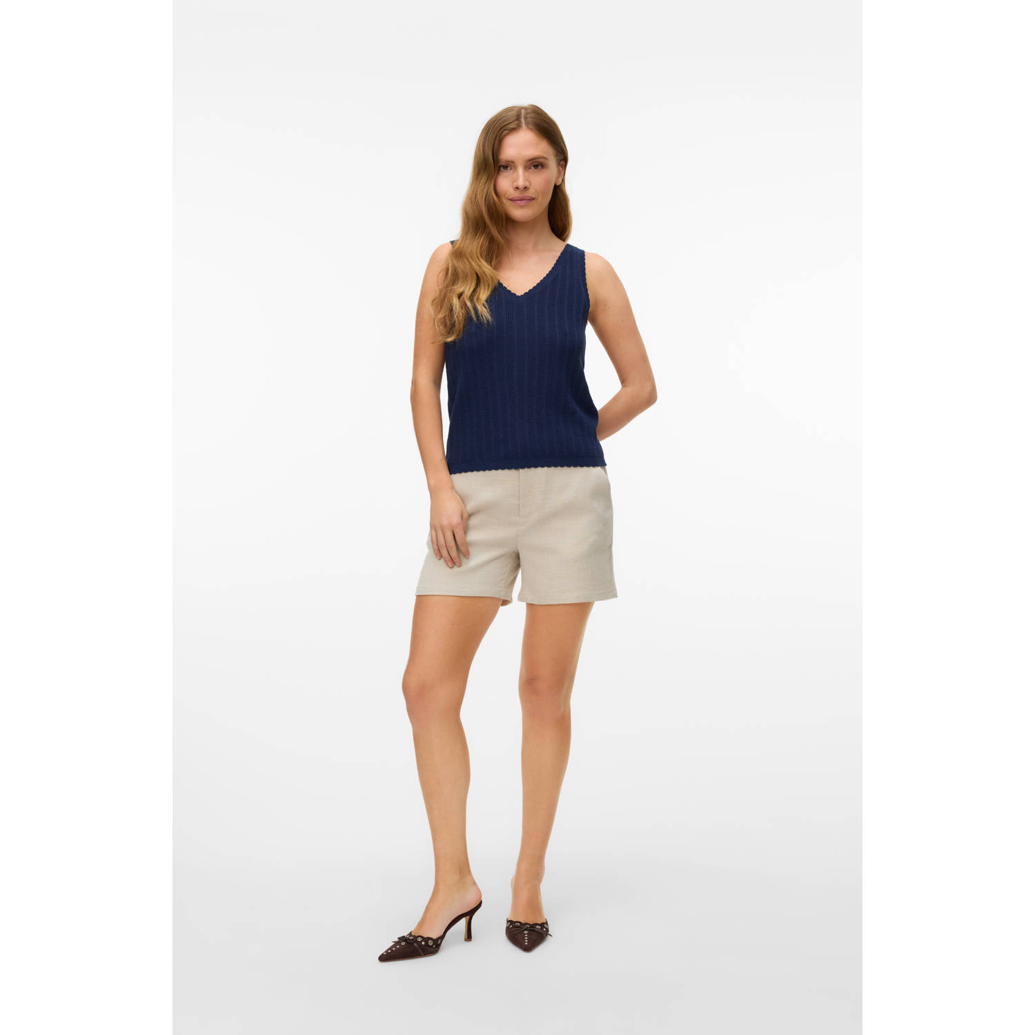 VERO MODA top donkerblauw