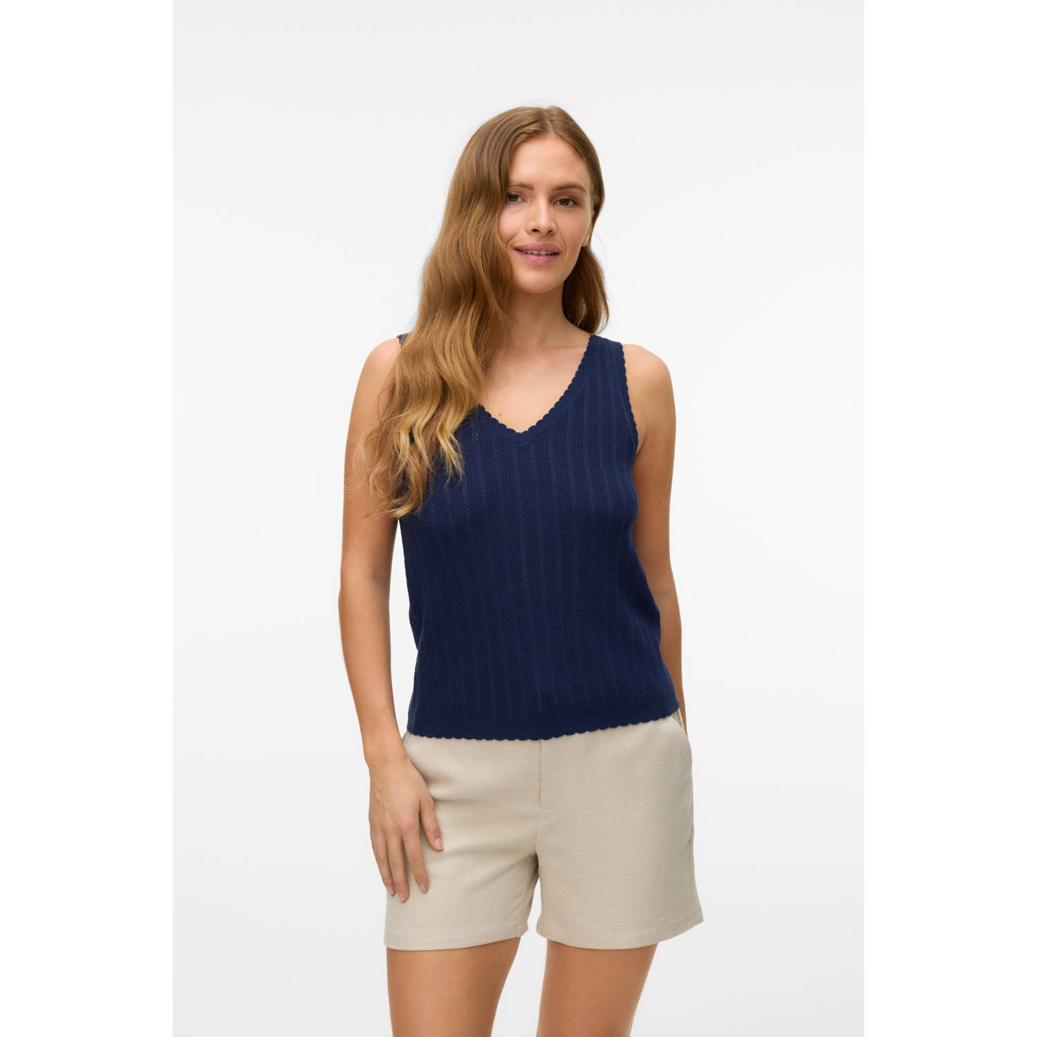 VERO MODA top donkerblauw