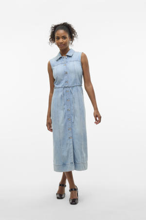 denim spijkerjurk light blue denim
